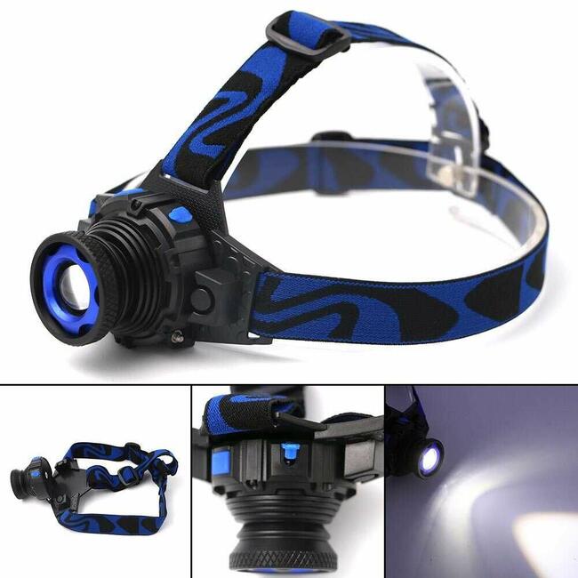 Latarka Czołowa LED ZOOM CREE XML T6 *PROMOCJA*