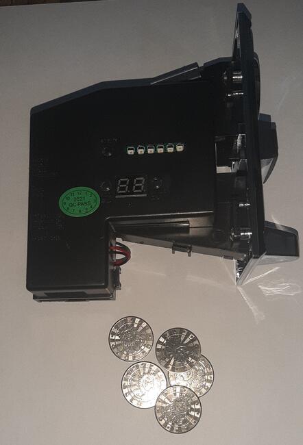 Żetony do wrzutnika np. pralki, prysznica, myjni itp.