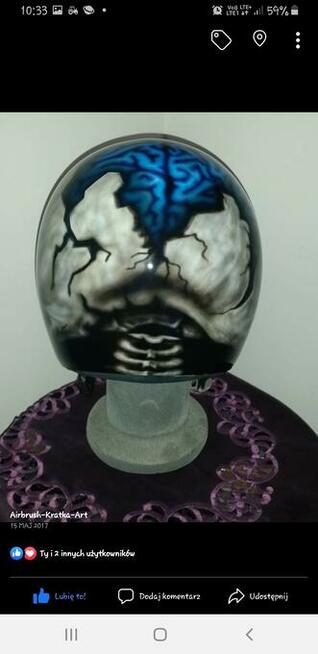 Artystyczne malowanie - kaski elementy karoserii