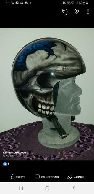 Artystyczne malowanie - kaski elementy karoserii