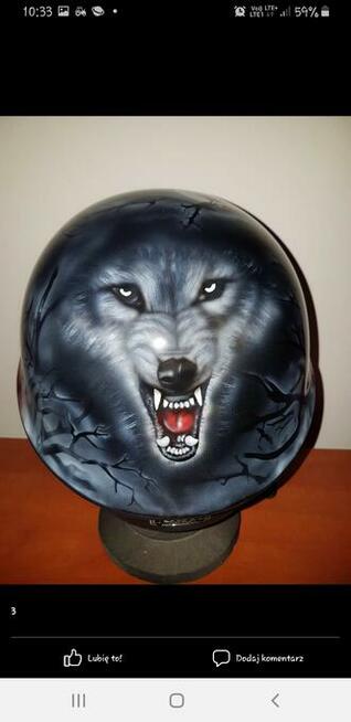 Artystyczne malowanie - kaski elementy karoserii