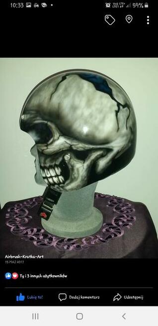 Artystyczne malowanie - kaski elementy karoserii