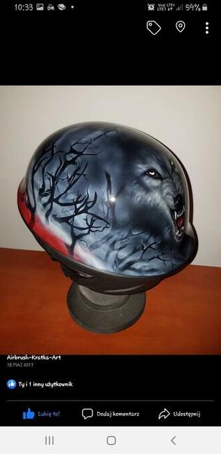 Artystyczne malowanie - kaski elementy karoserii