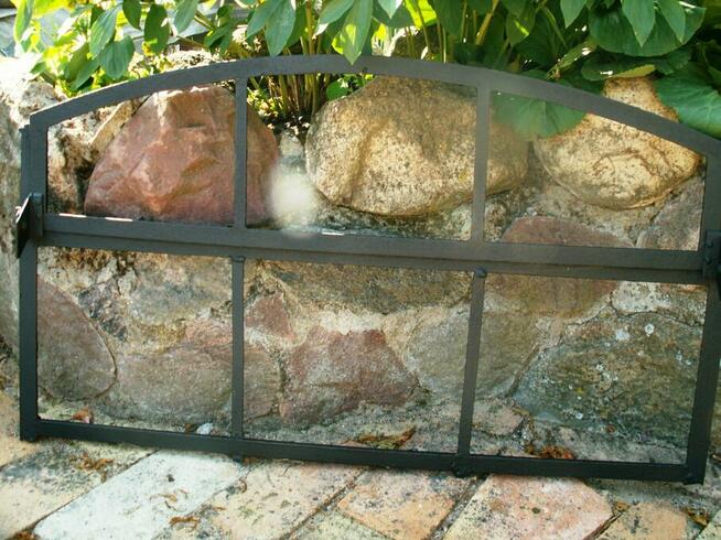 Stare okna loft retro lustro griil, wędzarnia 93x54