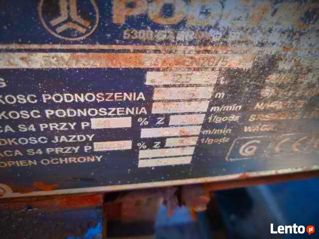 Jurek Sprzedam Suwnicę, Wciągarkę,. 12.5 tony,