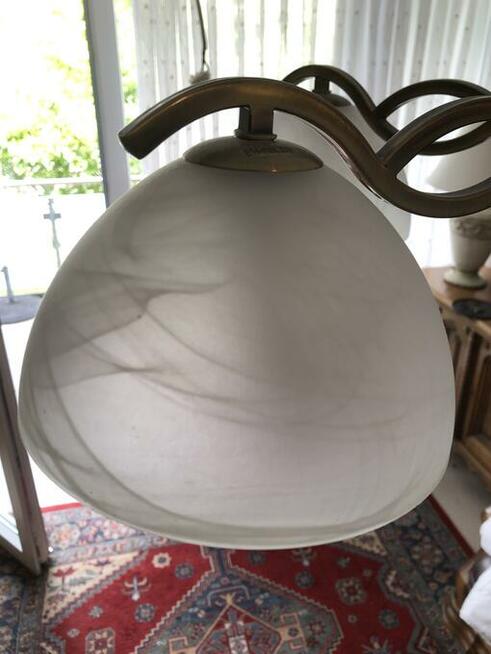 Żyrandol z lampa stojąca