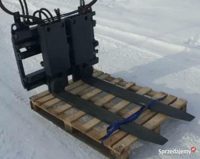 Obrotowe widły Chwytak do makulatury Bel Ścisk Recyklingu KA