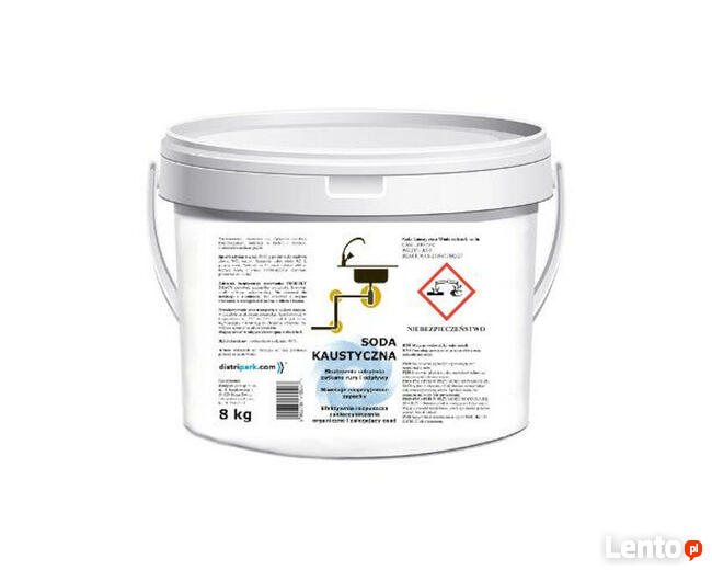 Udrażniacz do rur i odpływów, soda kaustyczna