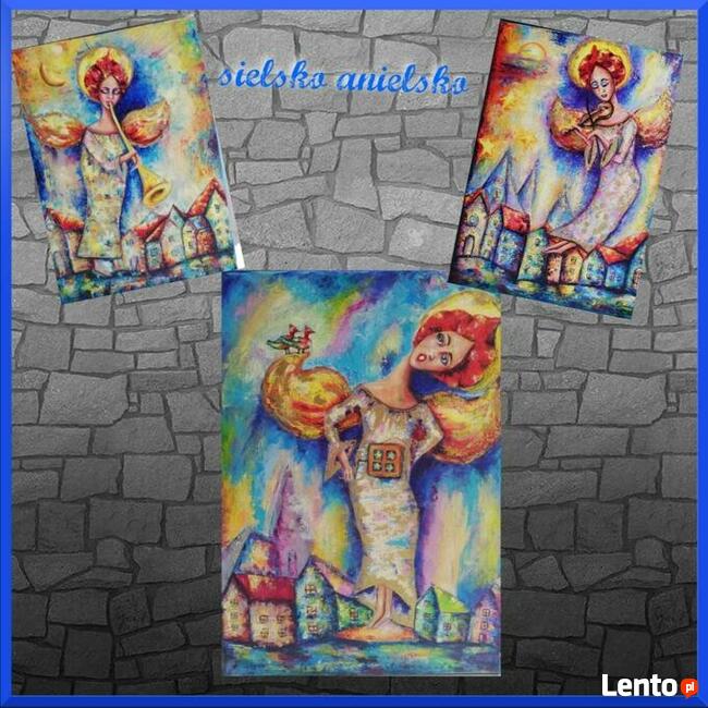 obraz olejny, Anioł