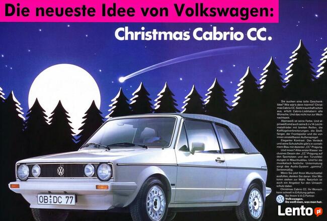 Vw golf I cabrio mk 1 CHRISTMAS 1986 1.6