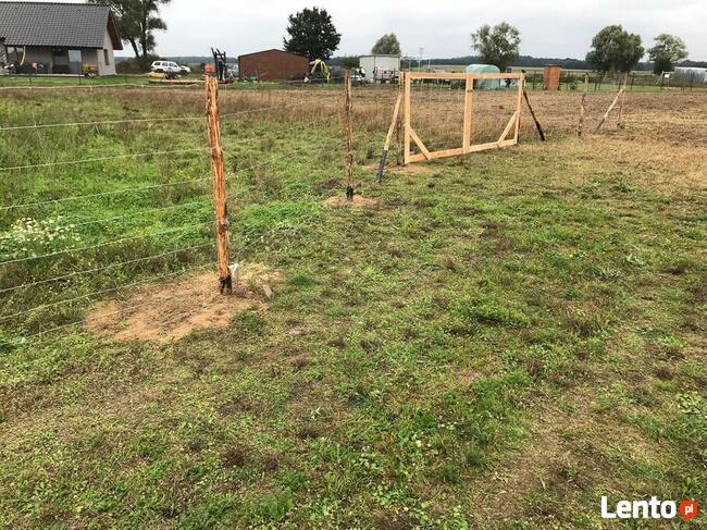 Ogrodzenia tymczasowe leśne budowlane działki i uprawy