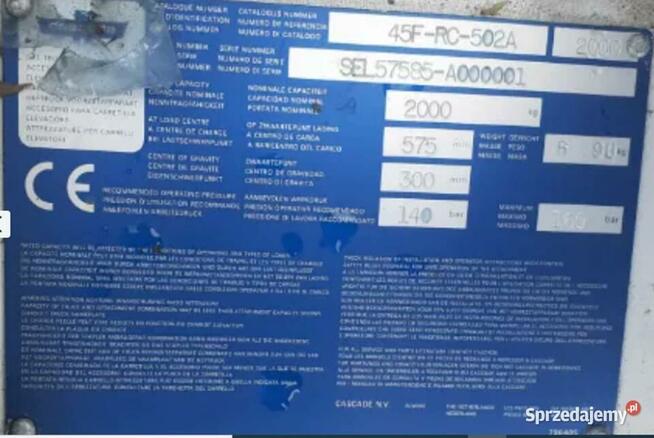 Chwytak do rol Opon Papieru Cascade