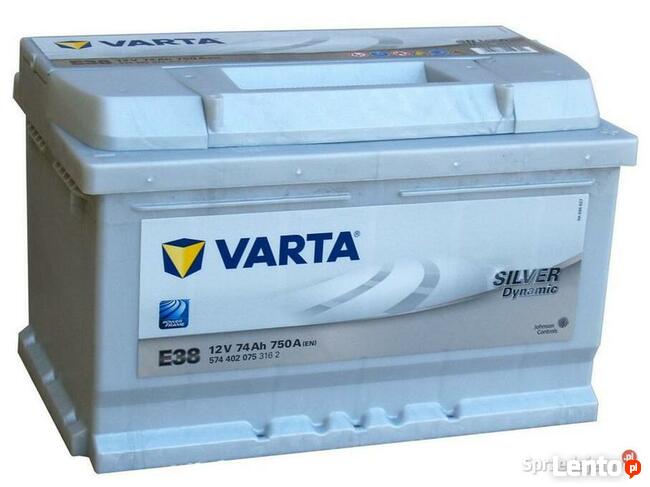 Akumulator 74Ah 750A Varta Silver Dynamic E38