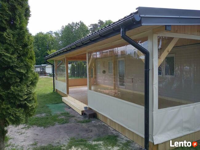 Olplan-Osłony na altany, zabudowy tarasów, plandeka PVC 680