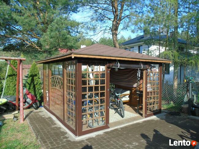 Olplan-Osłony na altany, zabudowy tarasów, plandeka PVC 680