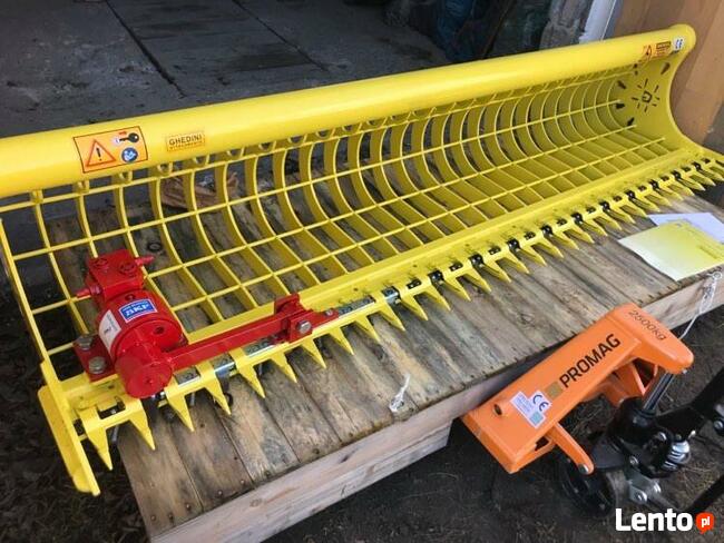 Łyżka kosząca GHEDINI 3 metry, melioracyjna do koparki