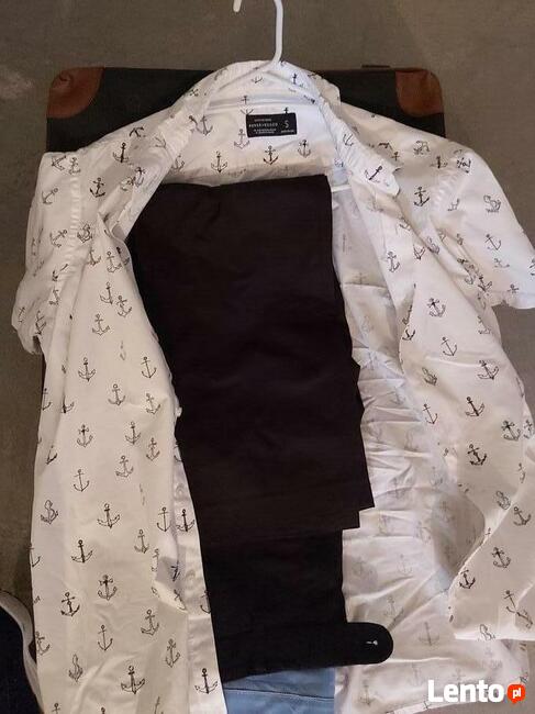 Koszula biała z krótkim rękawem M