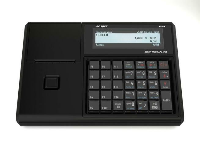 Nowa Kasa fiskalna POSNET Bingo MAX ONLINE. Fiskalizacja.