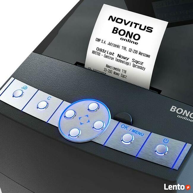 Drukarka fiskalna NOVITUS BONO Online Autoryzowany serwis.