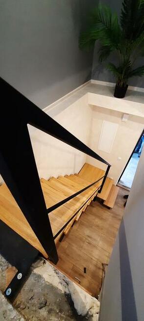 Schody wewnętrzne, barierki loft, ogrodzenia