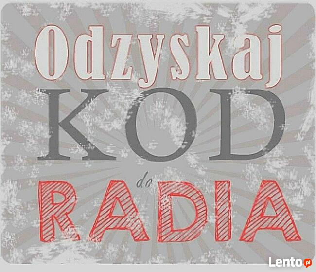 Rozkodowanie radia zdalnie