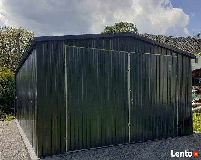 Garaż 4x6,5-Profil Ocynk C.Grafit RAL7016