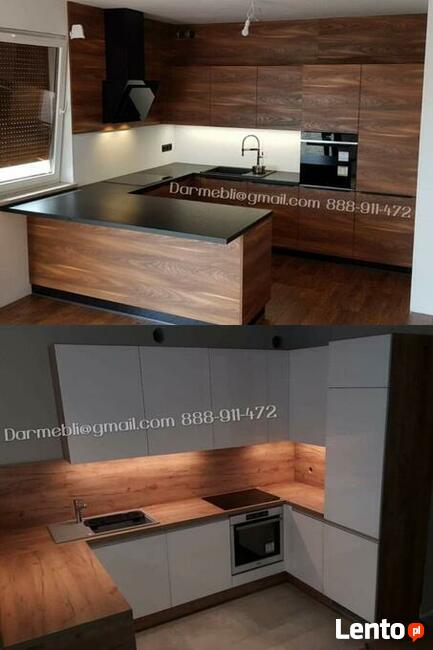 Skręcanie, montaż mebli kuchennych. Wymiana/docinanie blatów