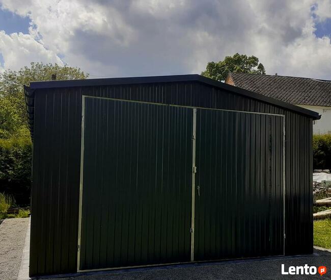 Garaż 4x6,5-Profil Ocynk C.Grafit RAL7016