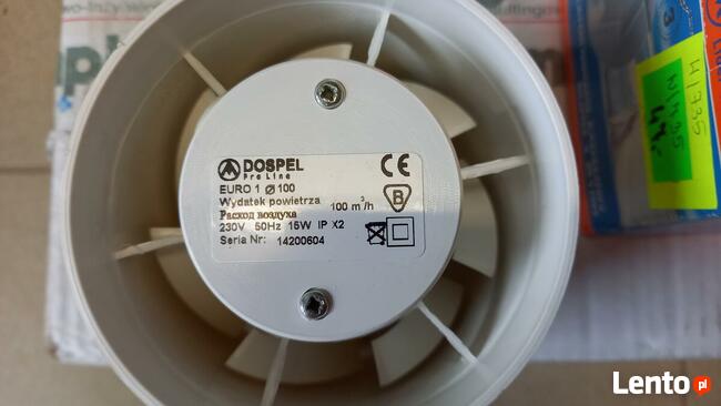 WENTYLATOR OSIOWO-KANAŁOWY DOSPEL