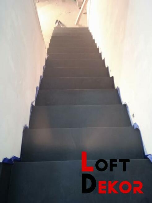 Schody z mikrocementu. mikrocement