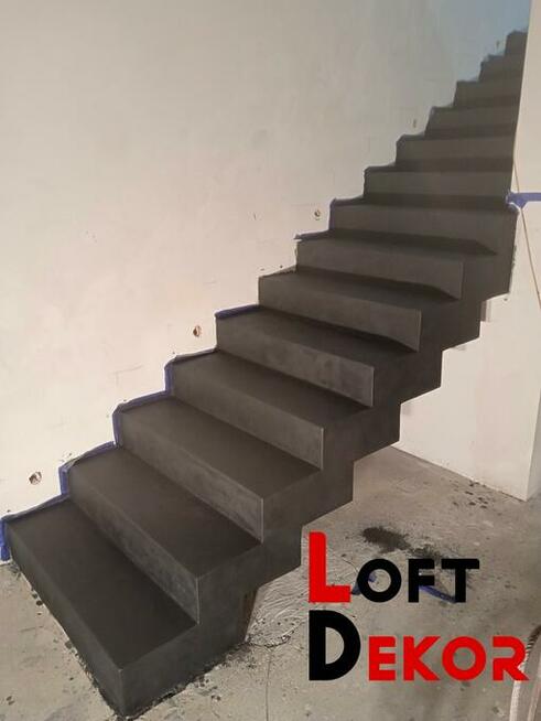 Schody z mikrocementu. mikrocement