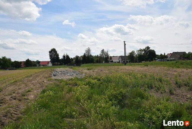 DZIAŁKA BUDOWLANA W GMINIE DĄBROWA TARNOWSKA - ŻELAZÓWKA.