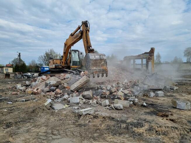 Wyburzenia, rozbiórki, usługi koparkami