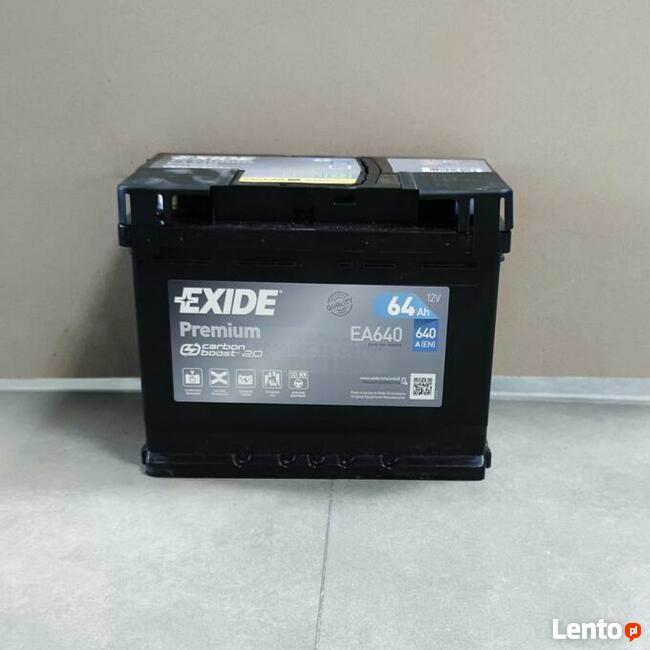 Akumulator 64Ah 640A EN Exide Premium PRAWY PLUS