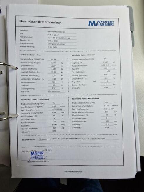 suwnice do hali 16 i 5 ton