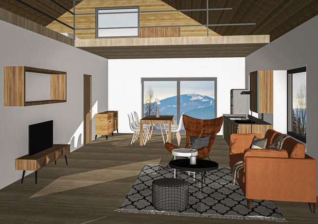 Modele i wizualizacje 3D budynków i wnętrz (SketchUp + Photo