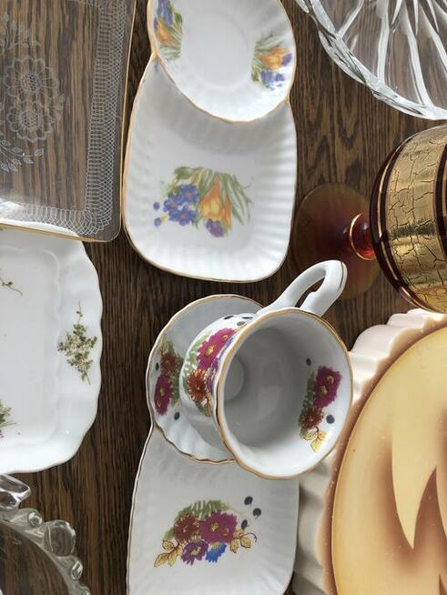 Patery szklane podkładki salaterki