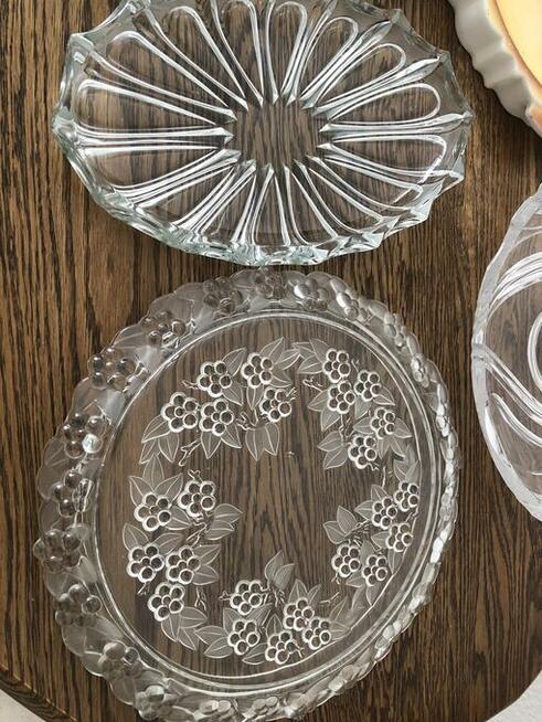Patery szklane podkładki salaterki