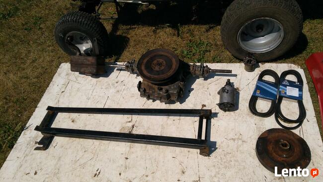 Kosiarka rama , kola ,siedzenie ,tłumik