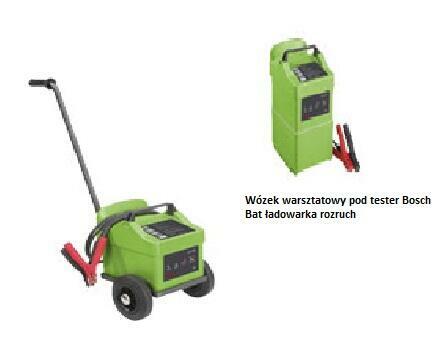 Wózek warsztatowy pod tester Bosch Bat ładowarka rozruch