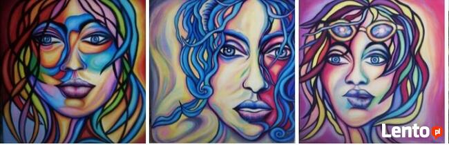 obraz olejny, twarz, Nadzieja