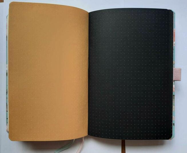 Róże planer Bullet Journal 3 rodzaje papieru notes na gumkę