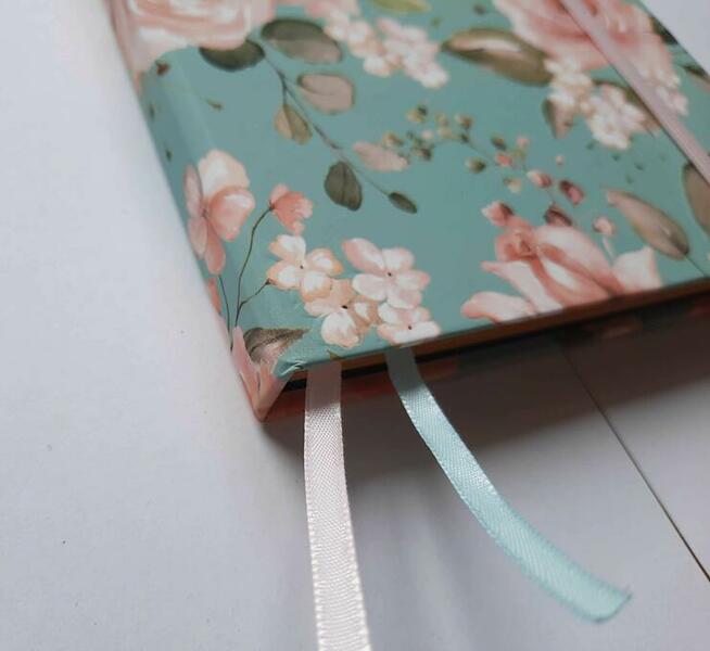 Róże planer Bullet Journal 3 rodzaje papieru notes na gumkę