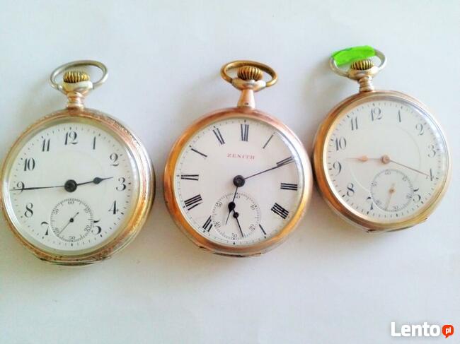 kolekcja zegarków kieszonkowych Szwajcarów z 1900r ZENIT