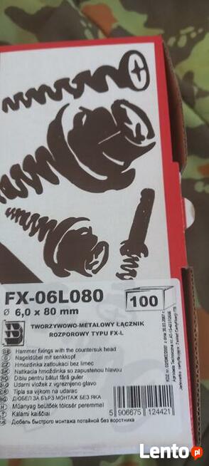 Kołki rozporowe różne