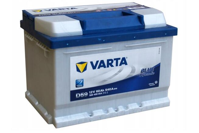 Akumulator VARTA Blue Dynamic D59 60Ah 540A Glinki 33A