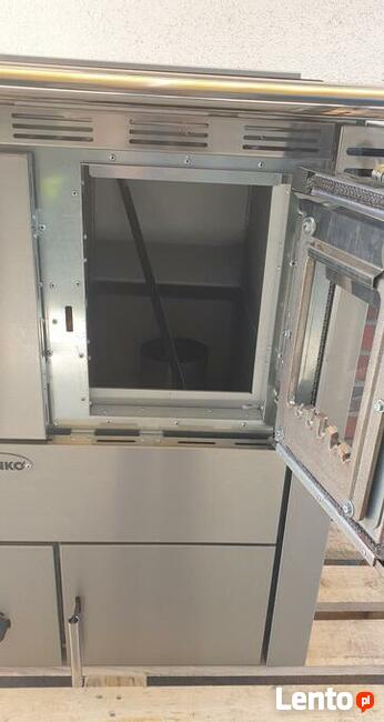 Senko C-20 kuchnia c.o. na drewno, inox