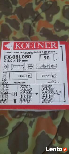 Kołki rozporowe różne