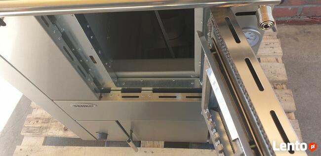 Senko C-20 kuchnia c.o. na drewno, inox
