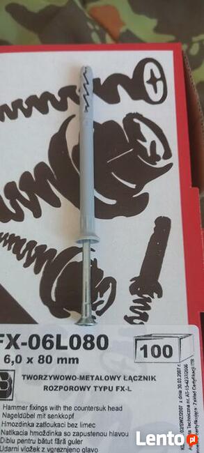 Kołki rozporowe różne